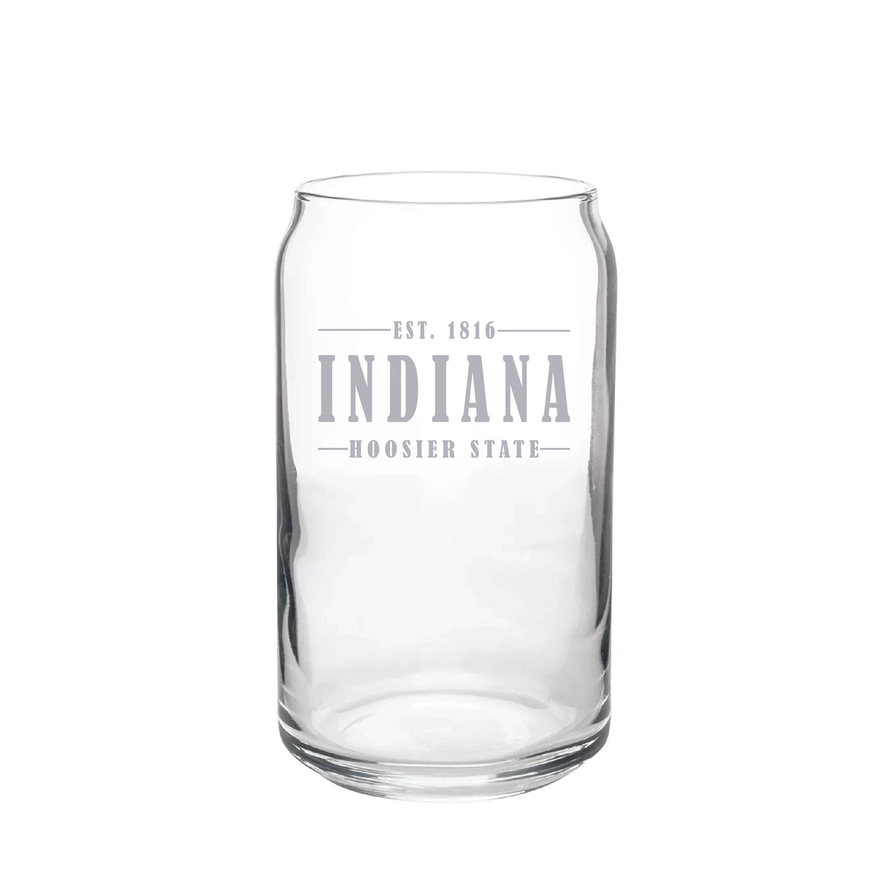 Can Glass - Indiana Hoosier State