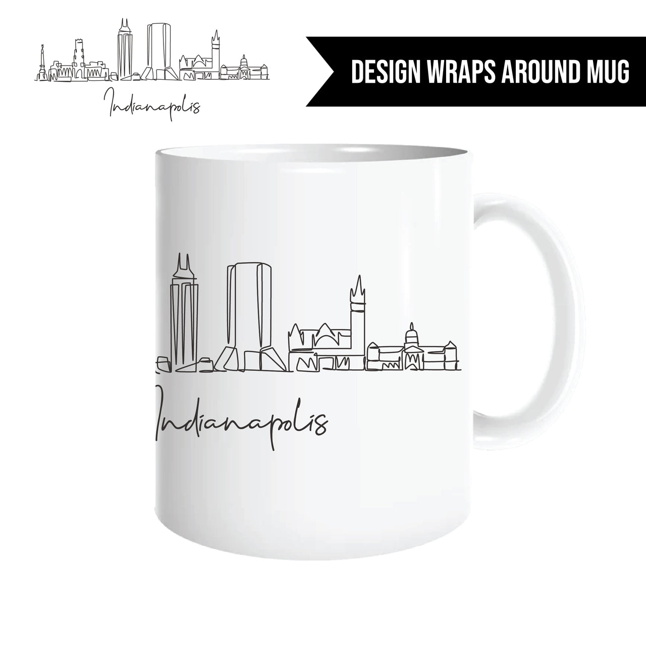 Copy of Coffee Mug - Indianapolis Skyline