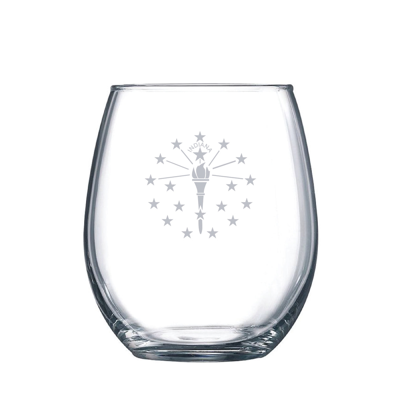 Stemless Wine Glass - Indiana Torch
