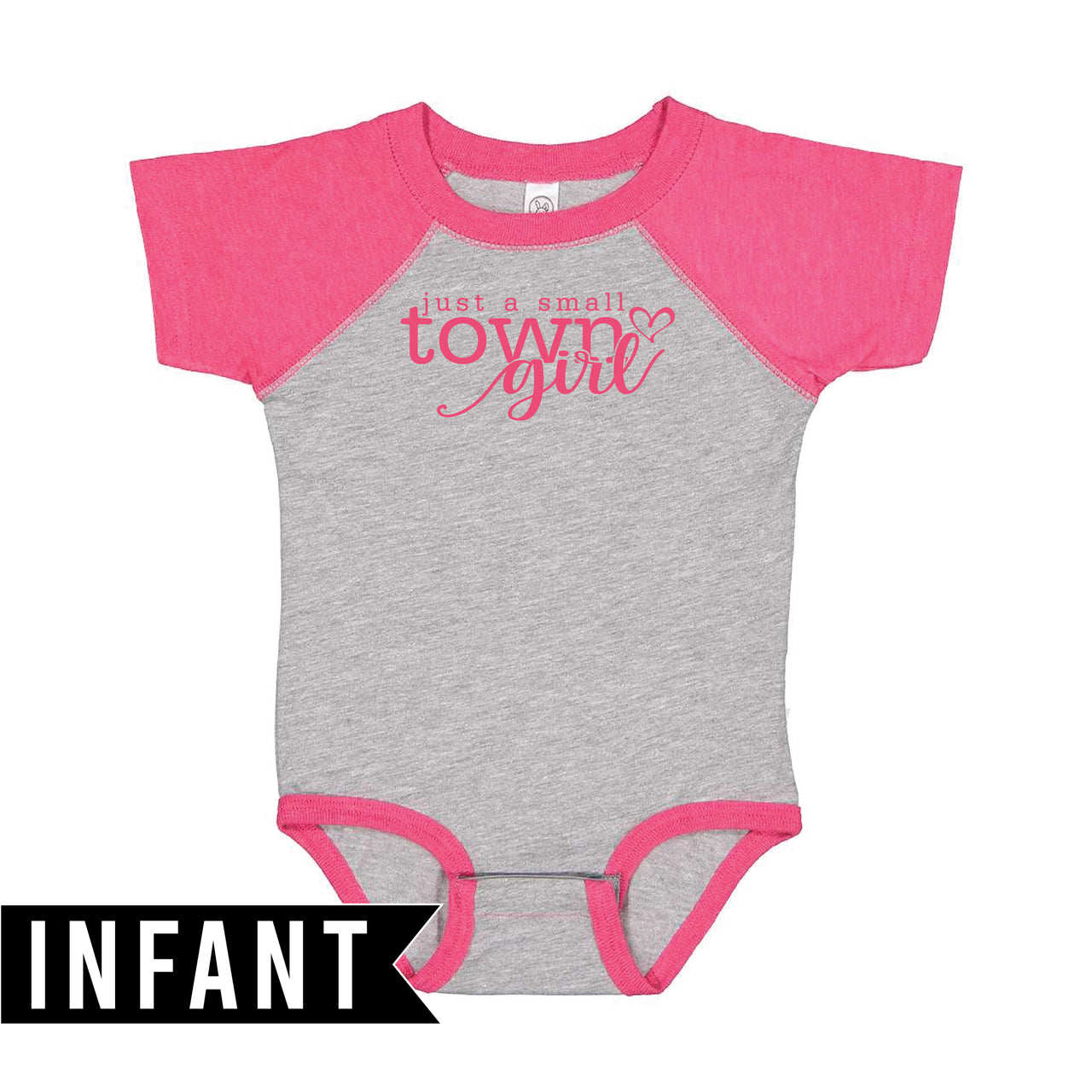 Infant Baseball Fine Jersey Bodysuit - Indiana Small Town
