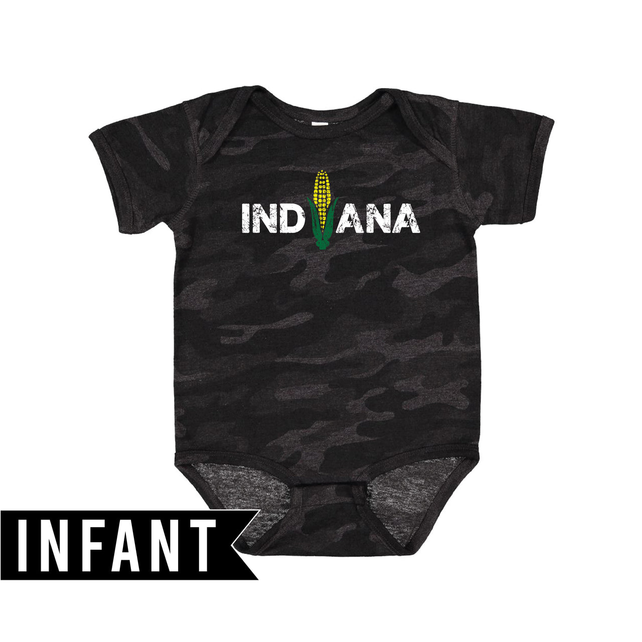 Infant Fine Jersey Bodysuit - Indiana Corn
