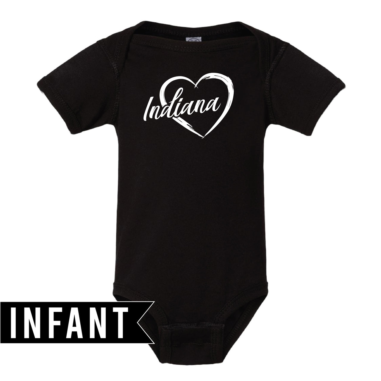 Infant Fine Jersey Bodysuit - Indiana