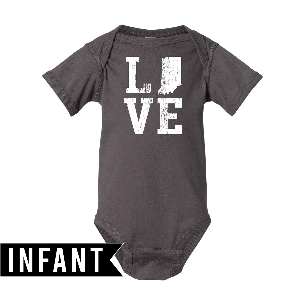 Infant Fine Jersey Bodysuit - Indiana Love