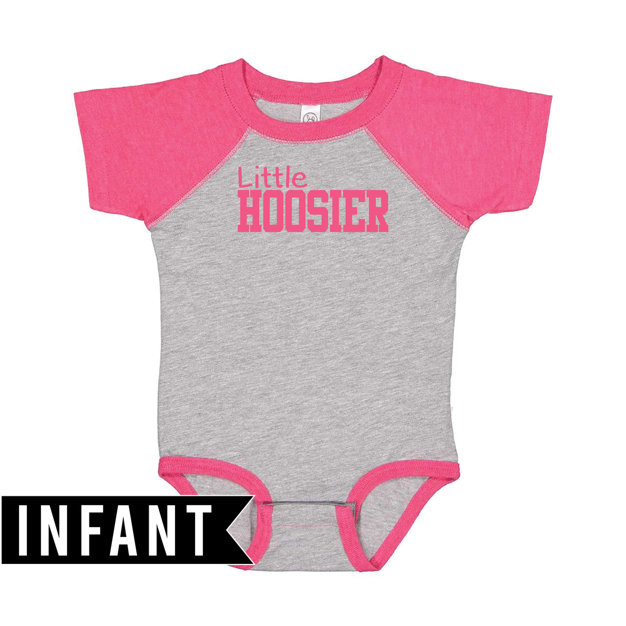 Infant Baseball Fine Jersey Bodysuit - Little Hoosier