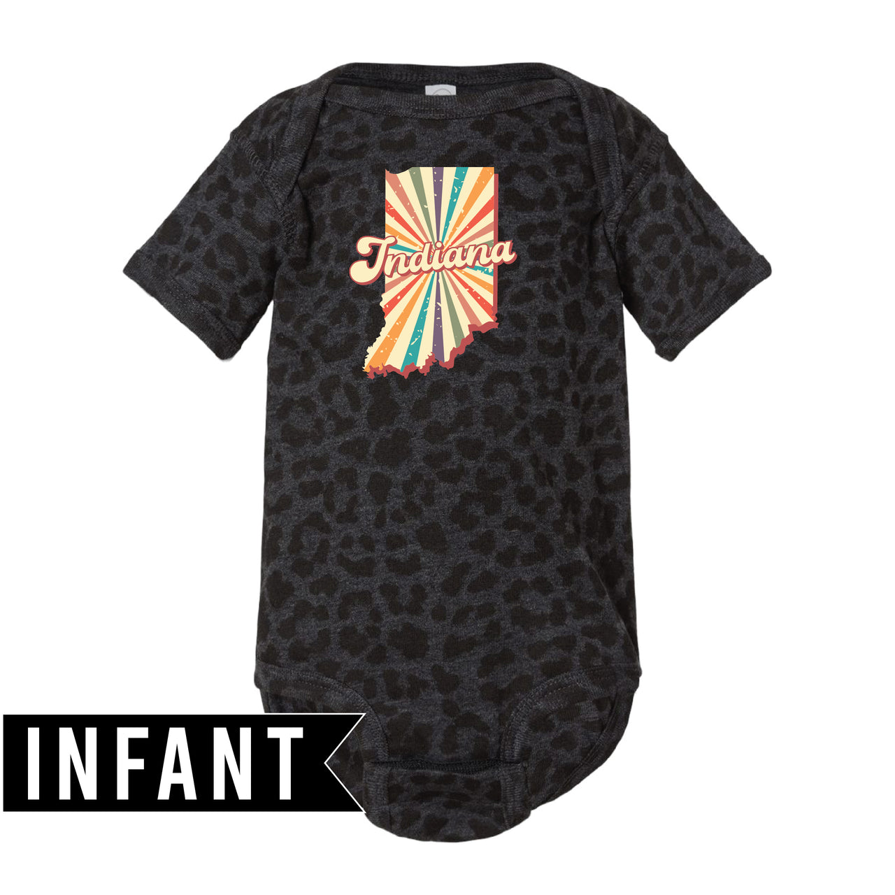 Infant Fine Jersey Bodysuit - Indiana Retro