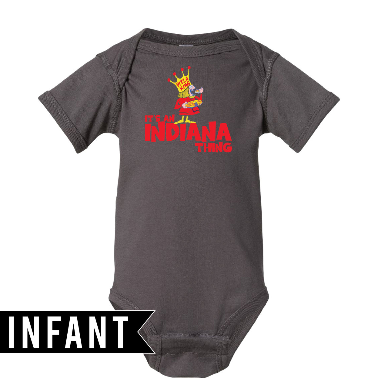 Infant Fine Jersey Bodysuit - Indiana Pizza