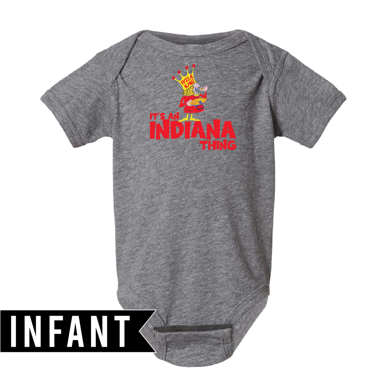 Infant Fine Jersey Bodysuit - Indiana Pizza