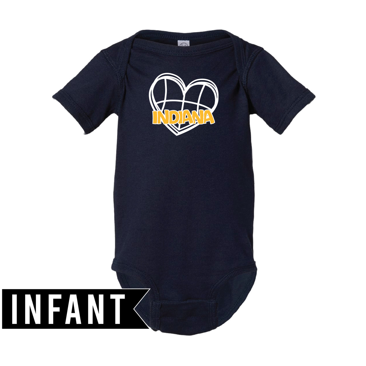 Infant Fine Jersey Bodysuit - Indiana Basketball