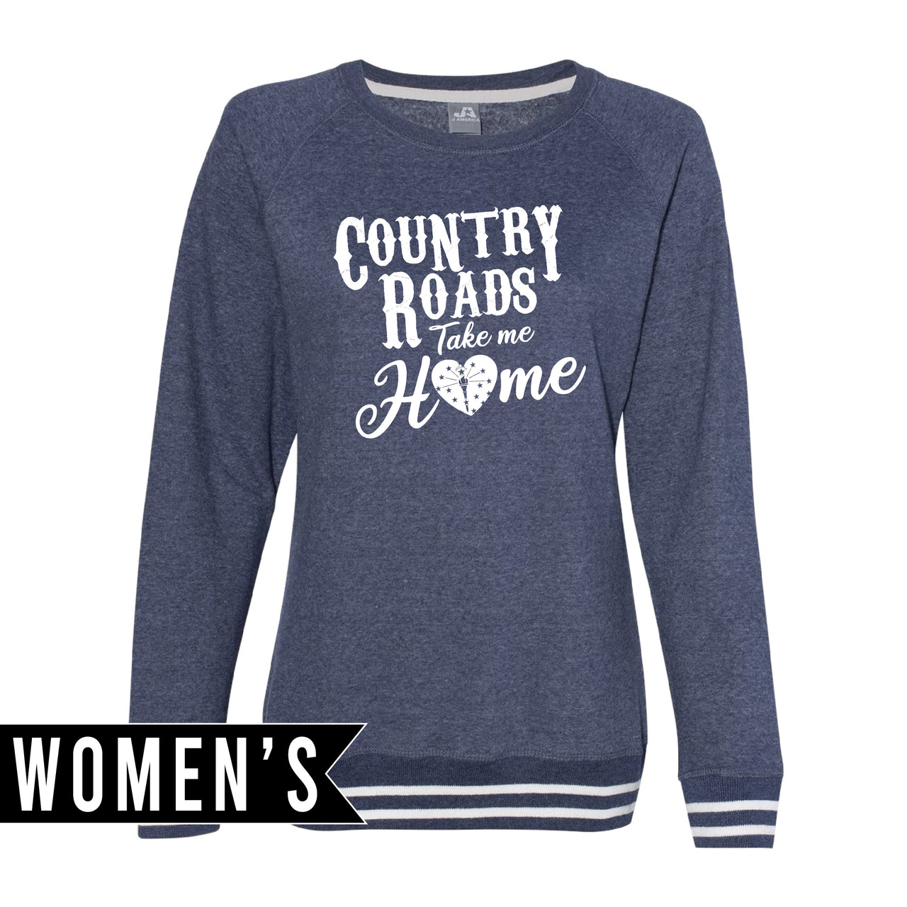Women’s Relay Crewneck Sweatshirt - Indiana Roads
