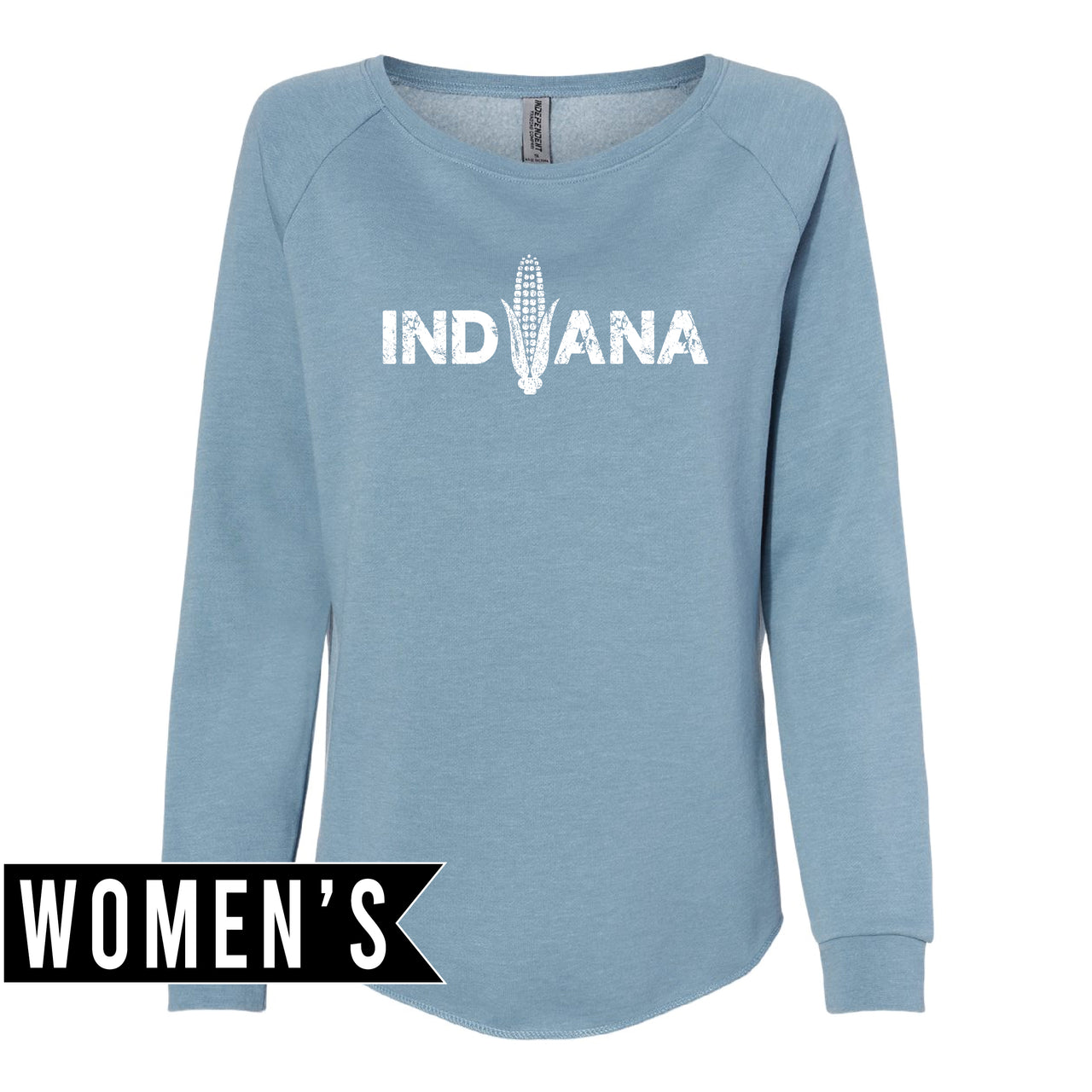 Women's California Wave Wash Crewneck Sweatshirt - Indiana Corn