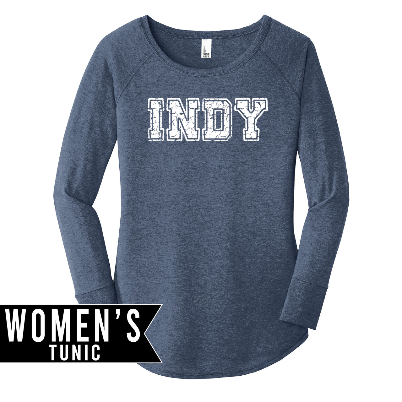 Women’s Perfect Tri Long Sleeve Tunic Tee - Indy