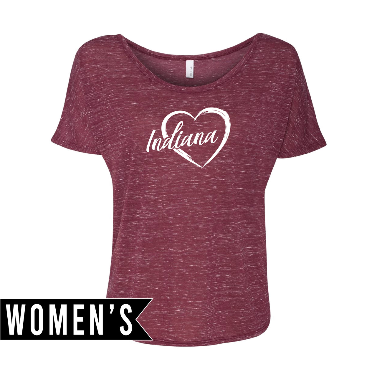 BELLA + CANVAS - Women’s Slouchy Tee - Indiana