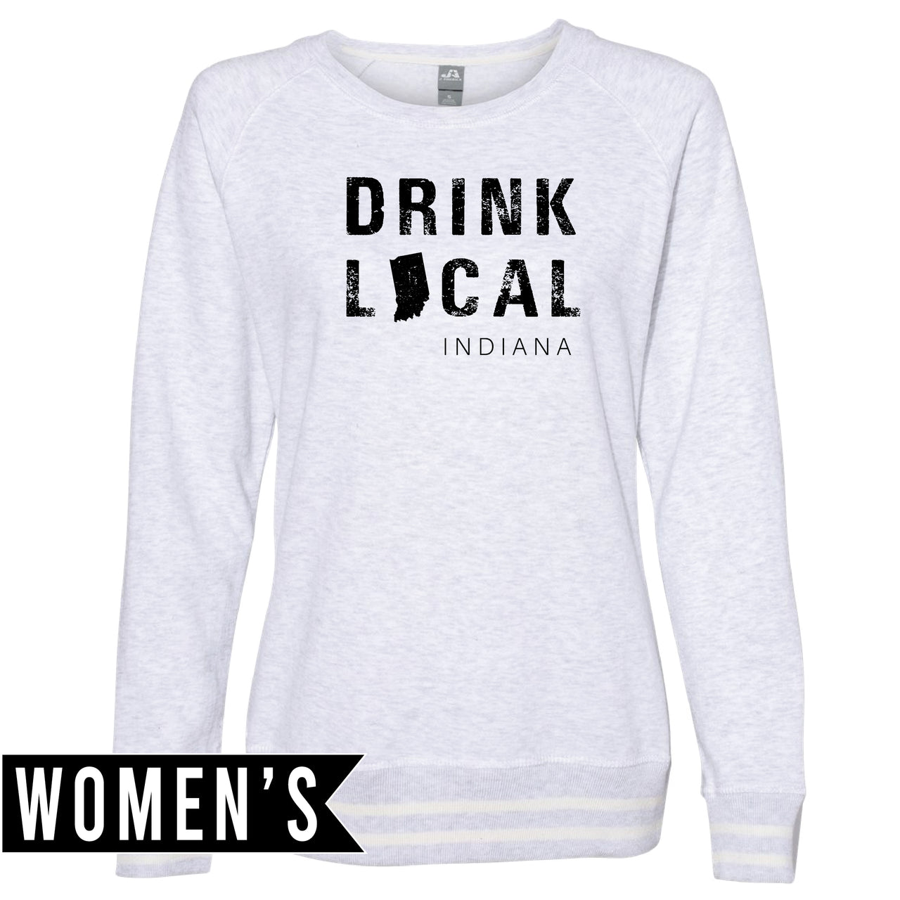 Women’s Relay Crewneck Sweatshirt - Drink Indiana
