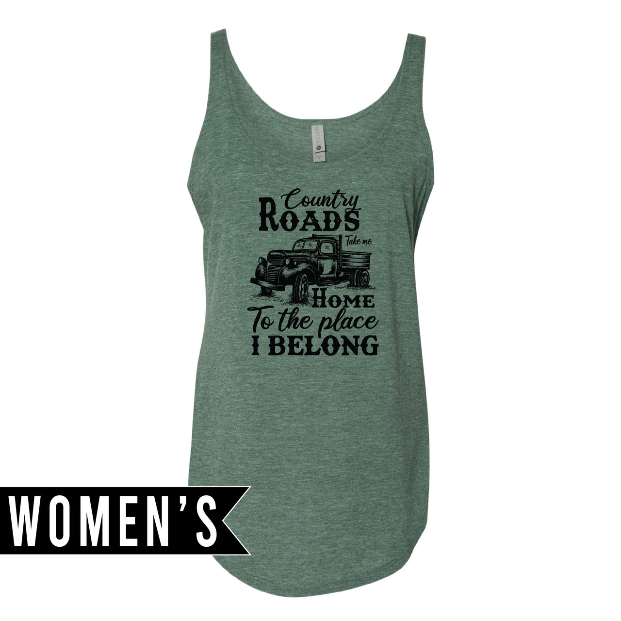Women's Festival Tank - Indiana Country Roads