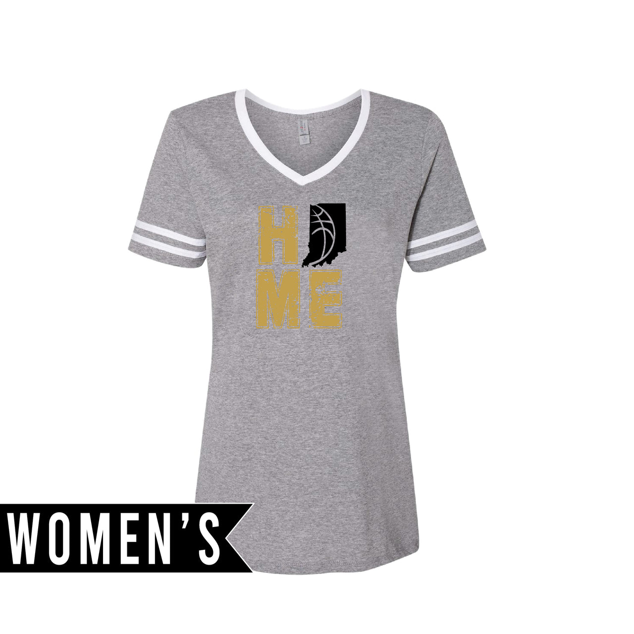 Women's Varsity Triblend V-Neck T-Shirt - Boiler Home