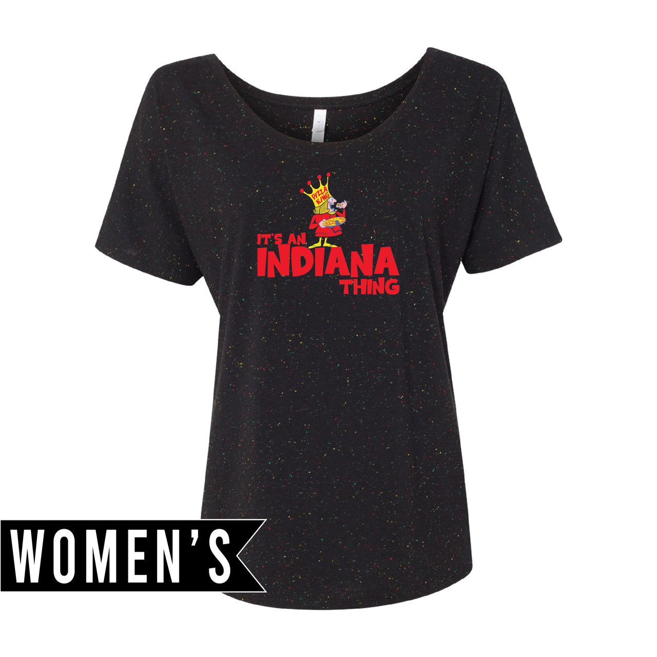 BELLA + CANVAS - Women’s Slouchy Tee - Indiana Pizza