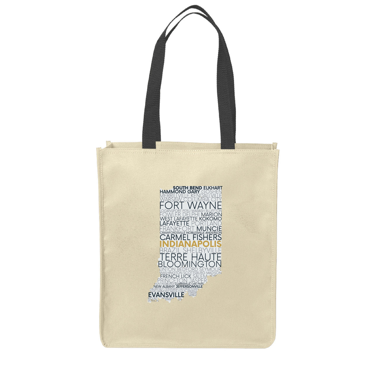 Upright Essential Tote - Indiana Cities