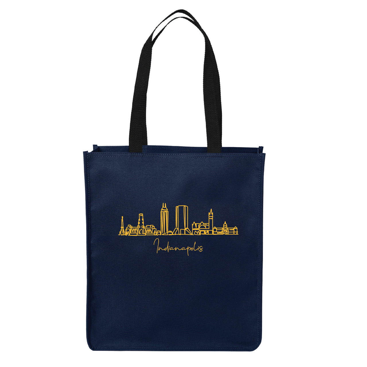 Upright Essential Tote - Indianapolis Skyline