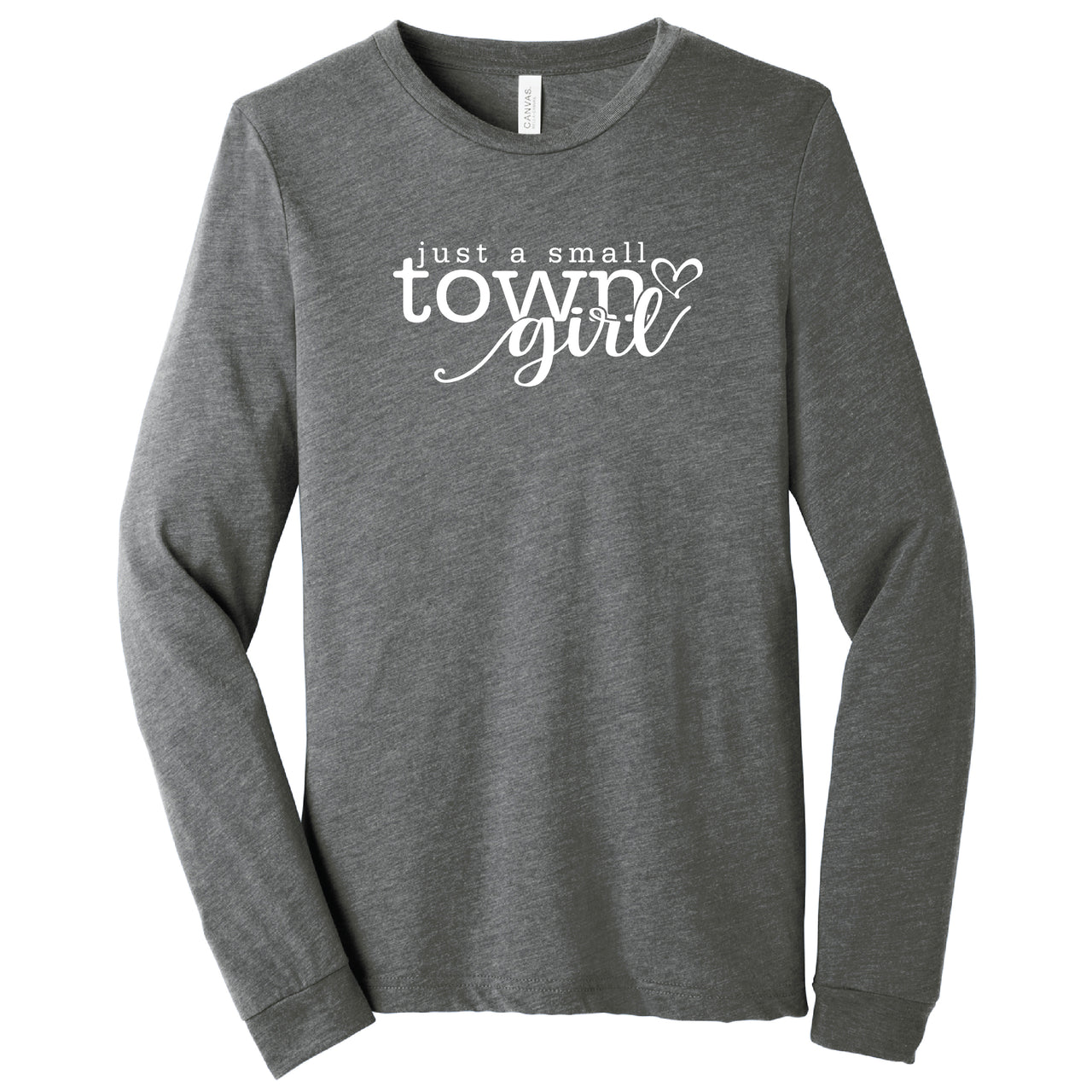 BELLA+CANVAS Unisex Triblend Long Sleeve Tee - Indiana Small Town