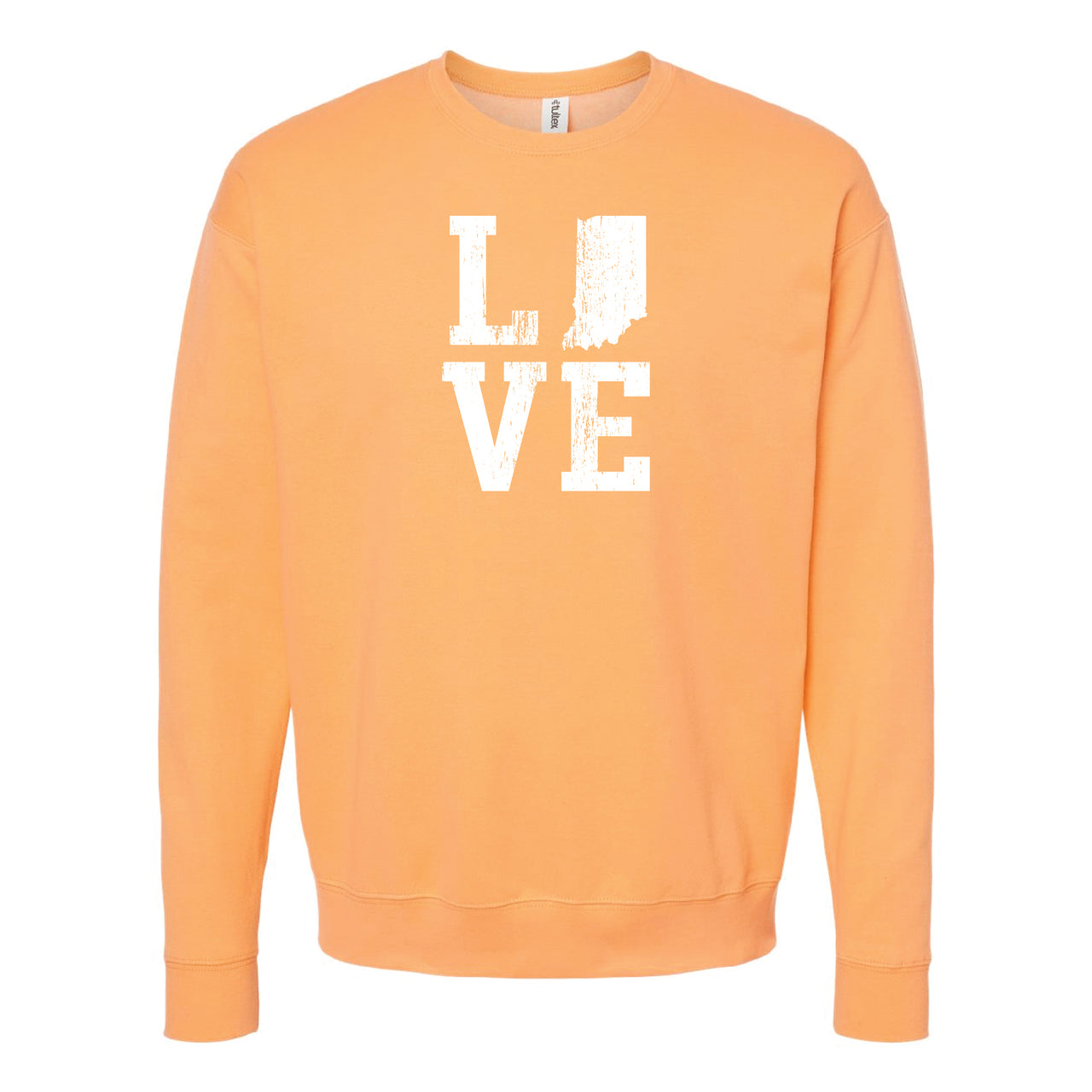 Unisex Fleece Crewneck Sweatshirt - Indiana Love