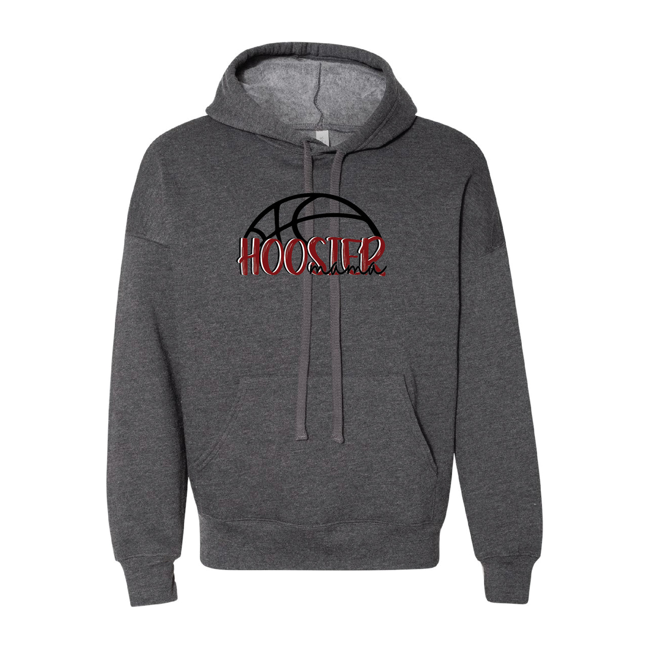 BELLA + CANVAS Unisex Sponge Fleece Hoodie - Indiana Hoosier