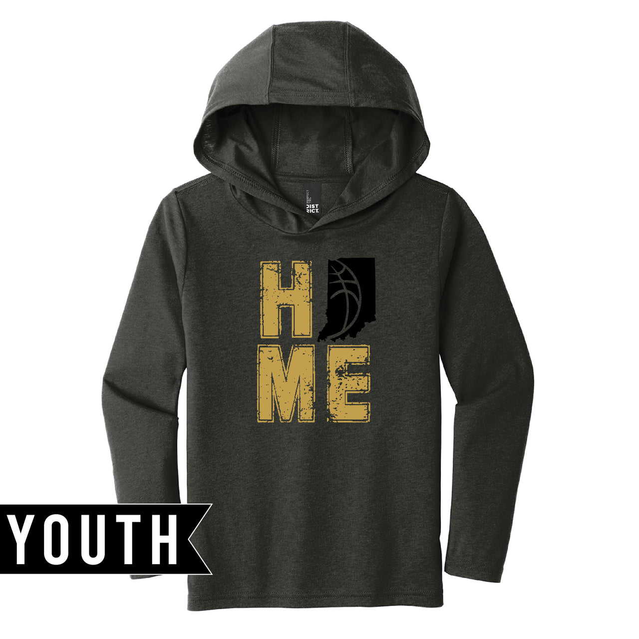 Youth Perfect Tri Long Sleeve Hoodie - Boiler Home