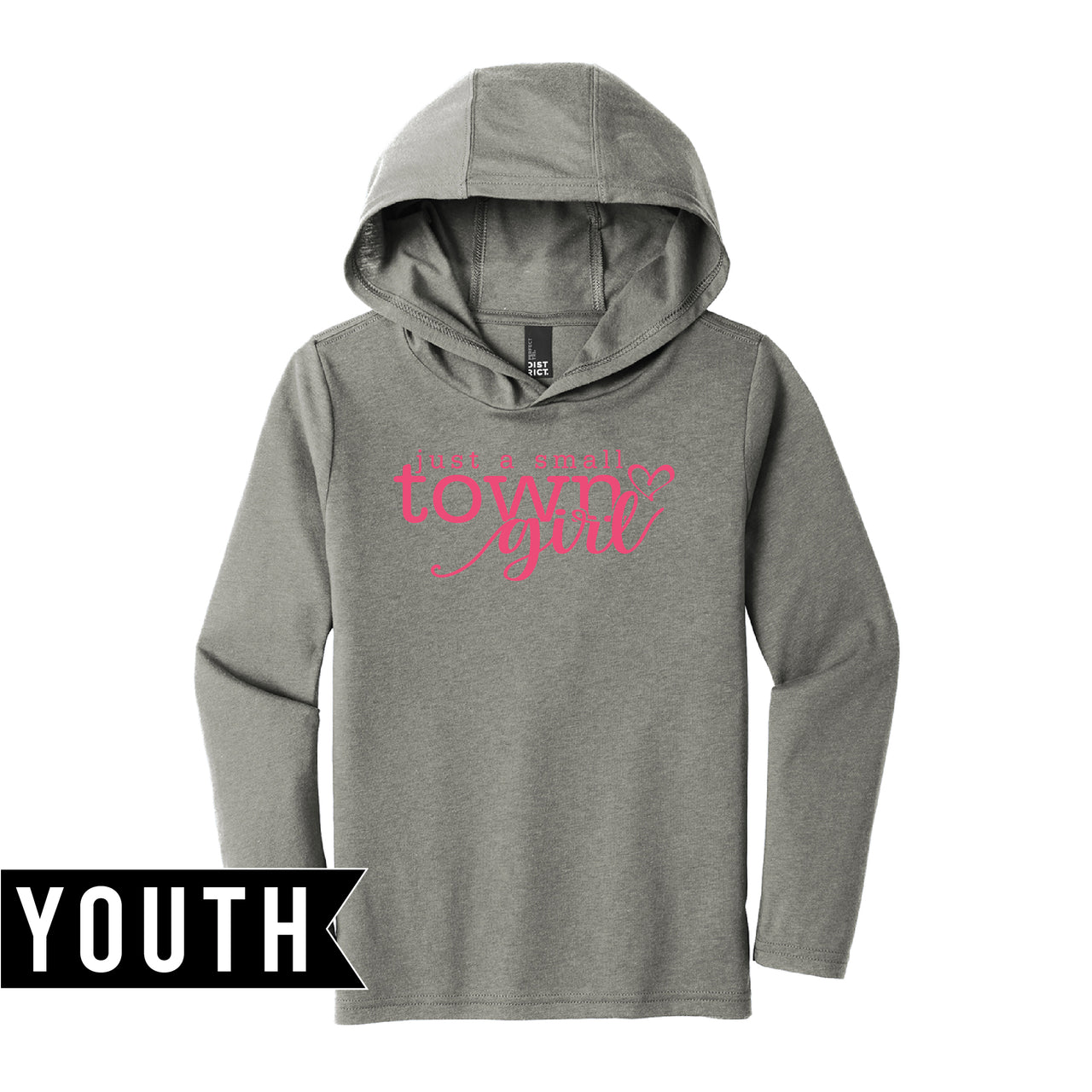 Youth Perfect Tri Long Sleeve Hoodie - Indiana Small Town