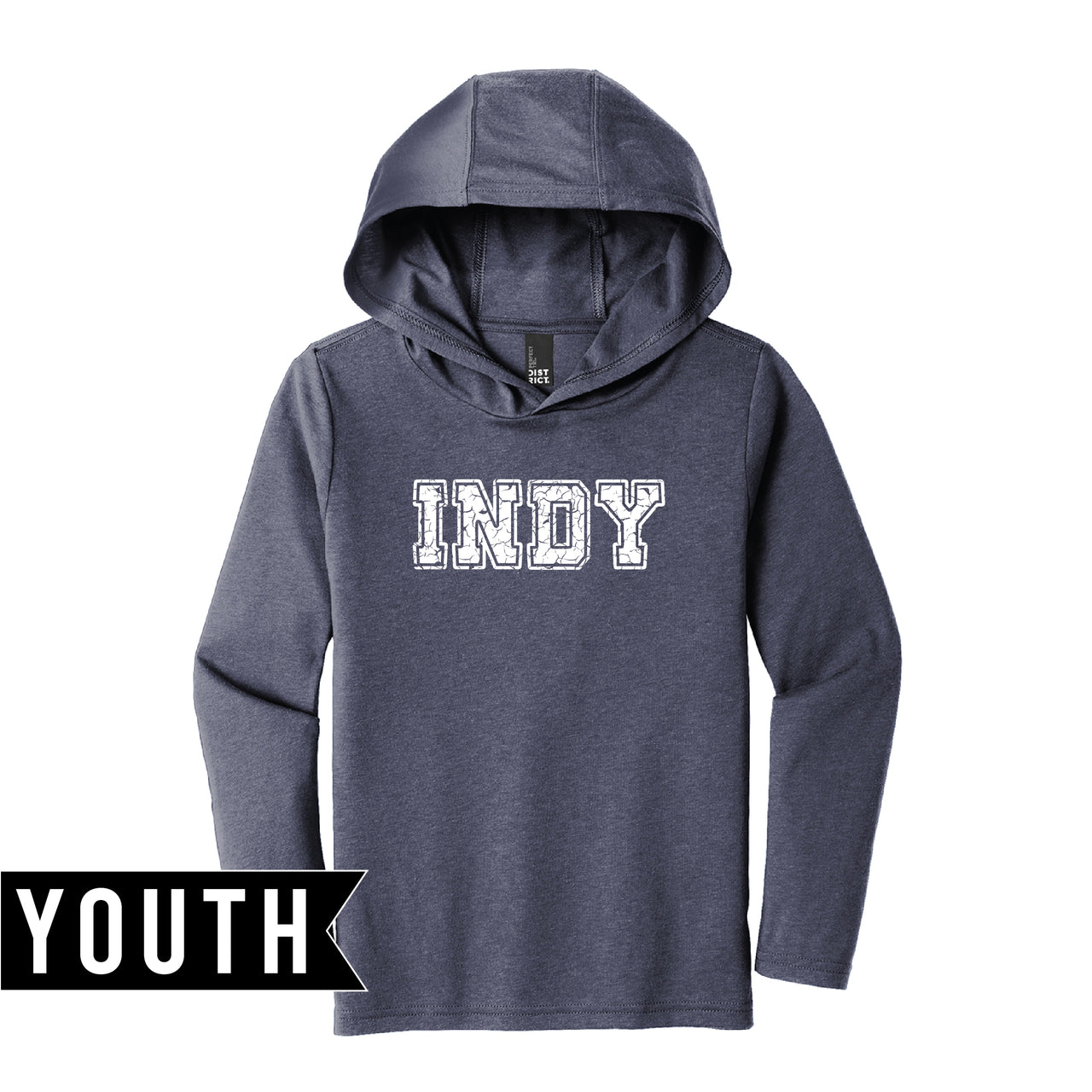 Youth Perfect Tri Long Sleeve Hoodie - Indy