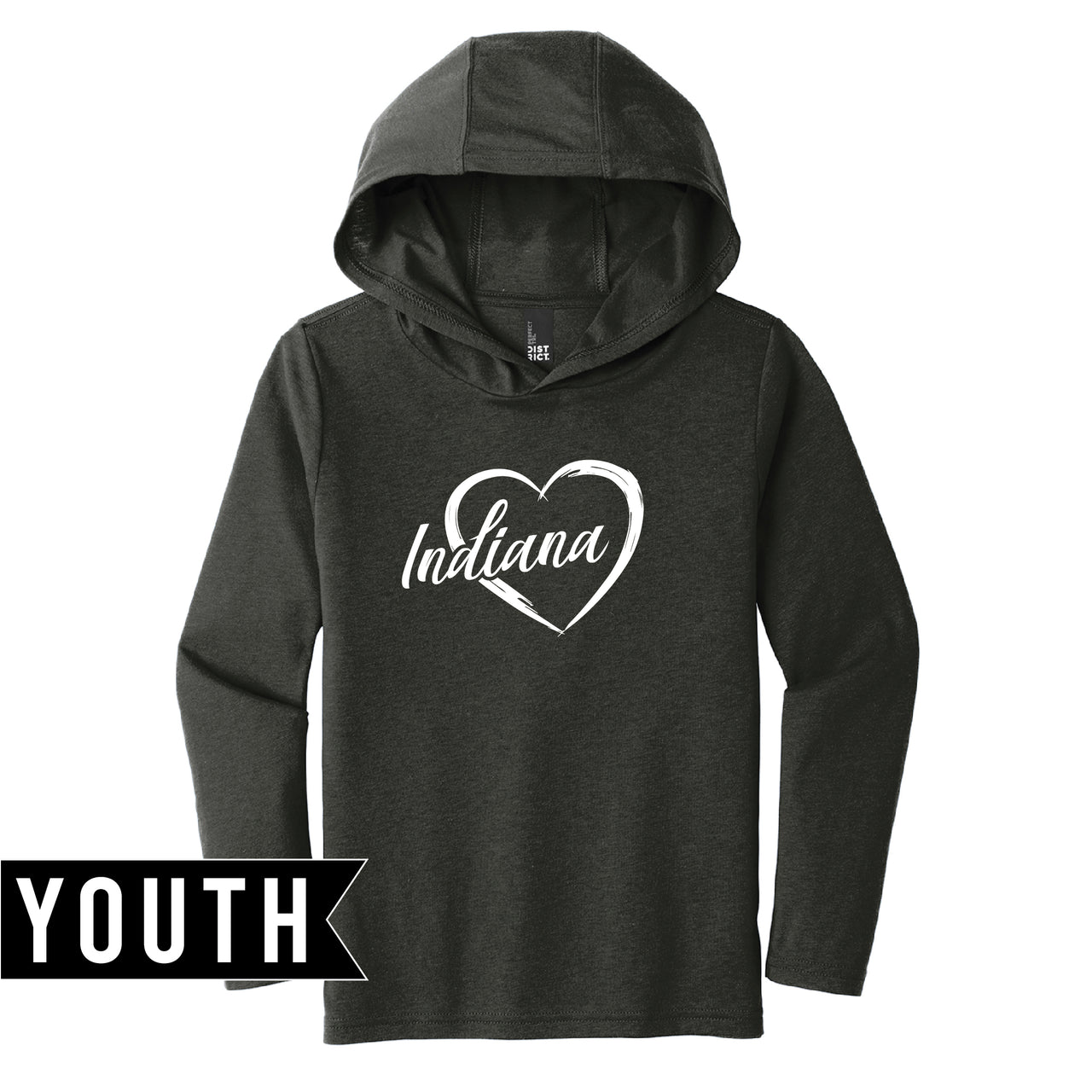 Youth Perfect Tri Long Sleeve Hoodie - Indiana