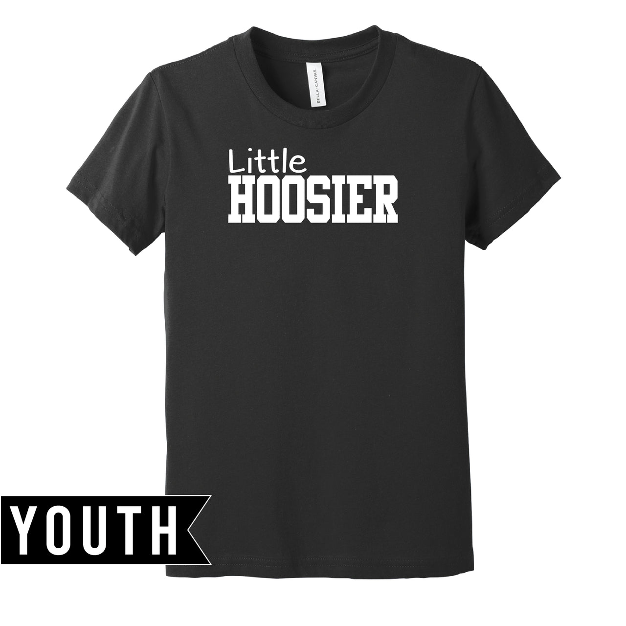 BELLA+CANVAS Youth Heather Tee - Little Hoosier