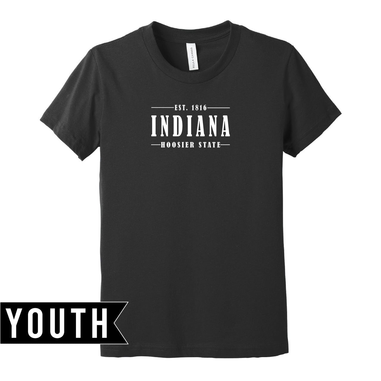 BELLA+CANVAS Youth Heather Tee - Indiana 1816