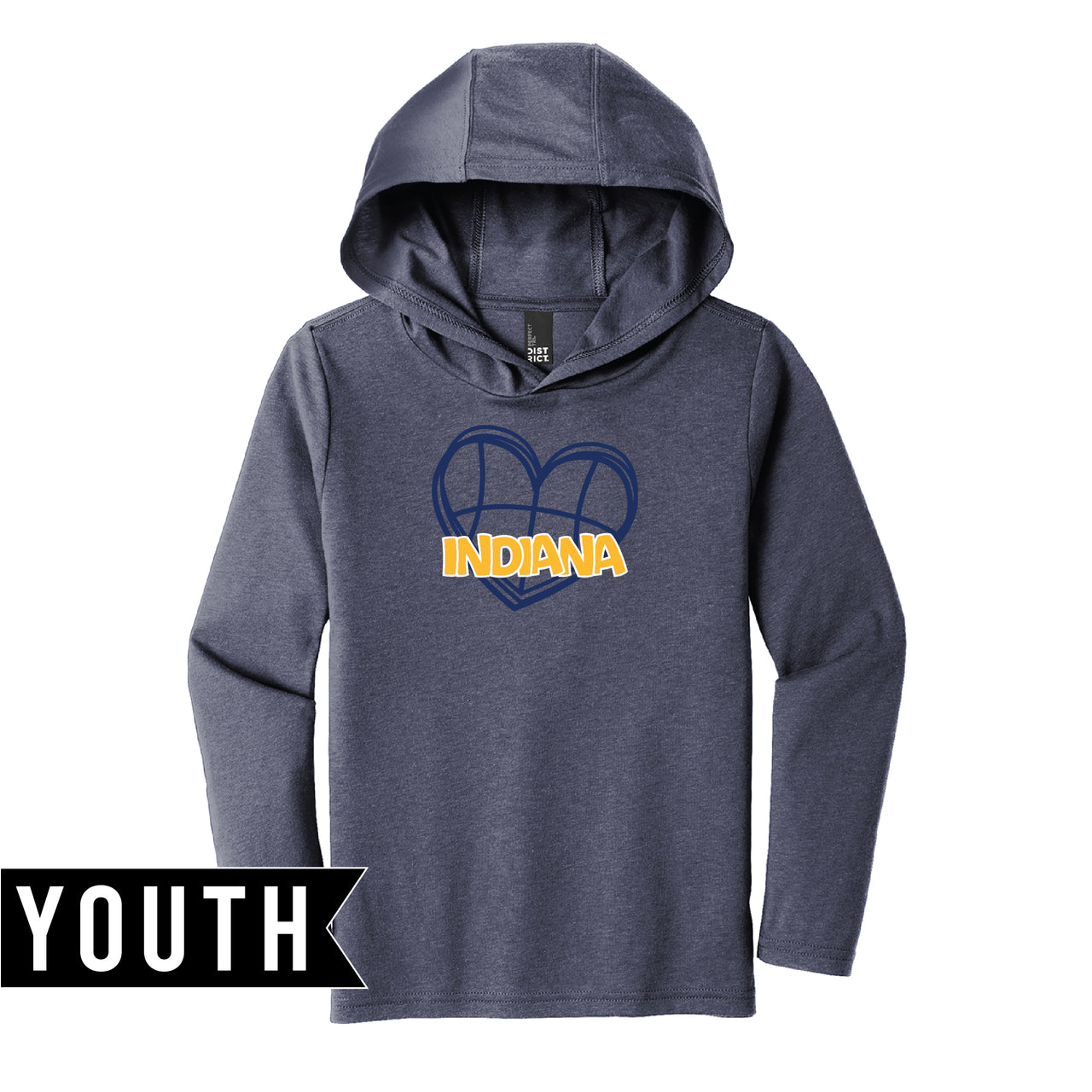 Youth Perfect Tri Long Sleeve Hoodie - Indiana Basketball