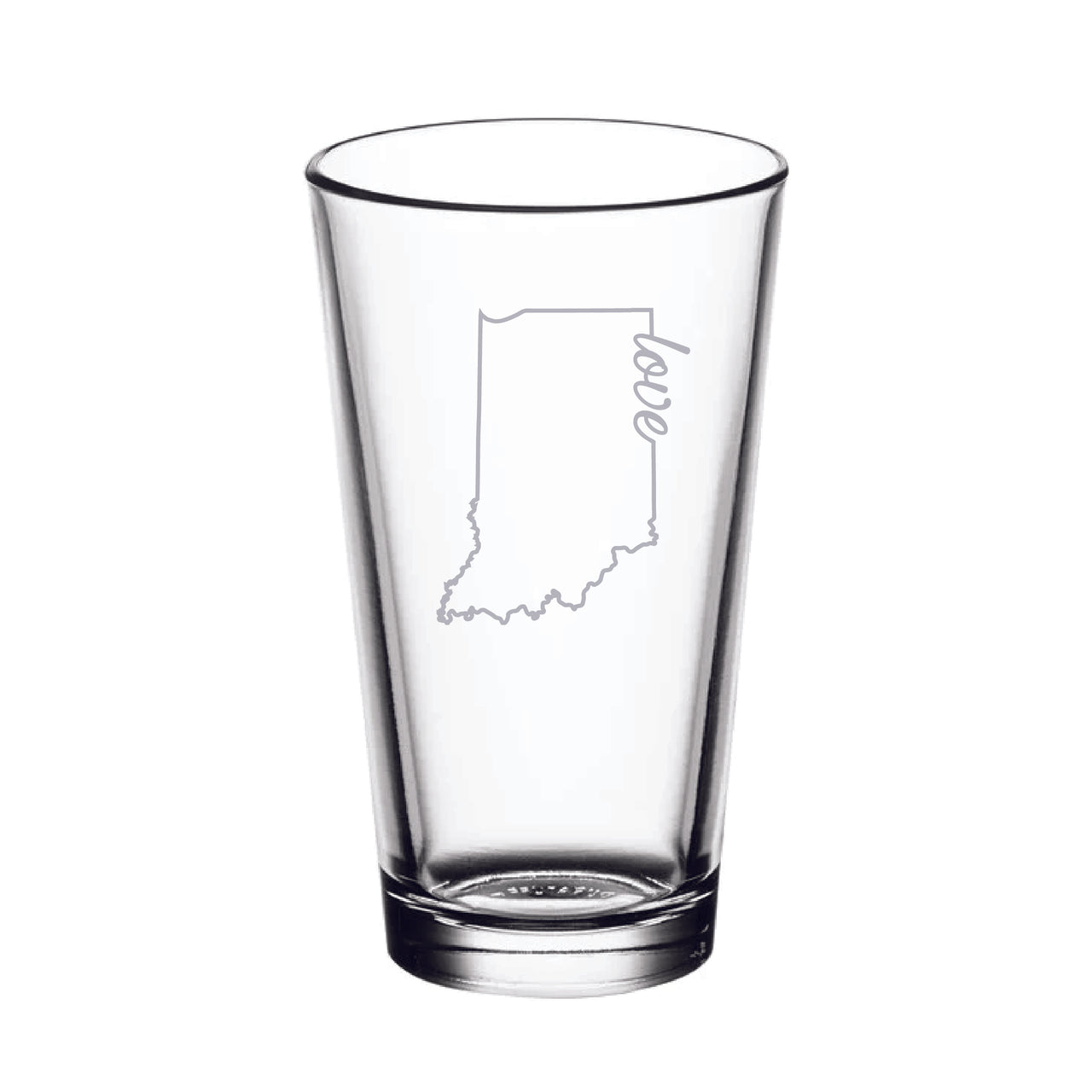 Pint Glass - Indiana Love